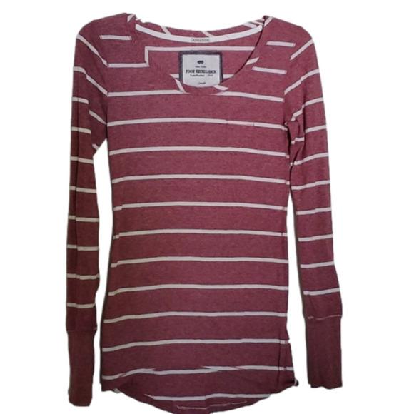 New York Proof Excellence Striped Long Sleeve Tee Size Small - Picture 1 of 9